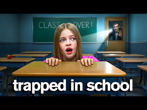 TRAPPED in ABANDONED SCHOOL *Security Cameras* img